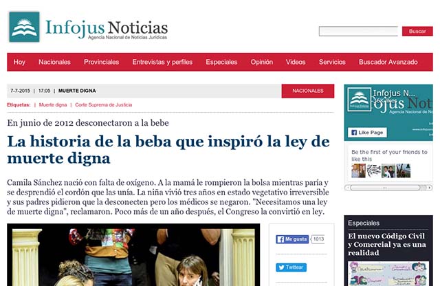 Publicación original por Infojus Noticias