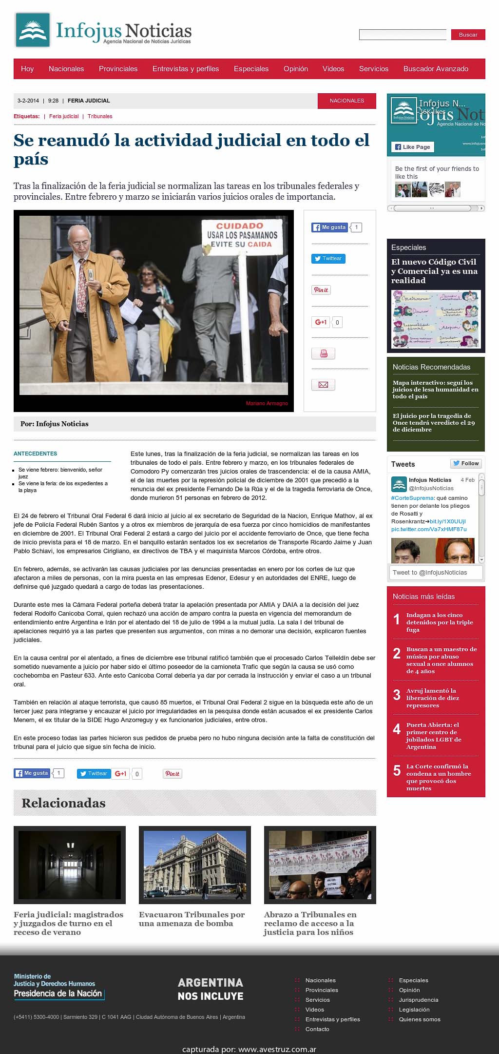 Nota de Infojus borrada