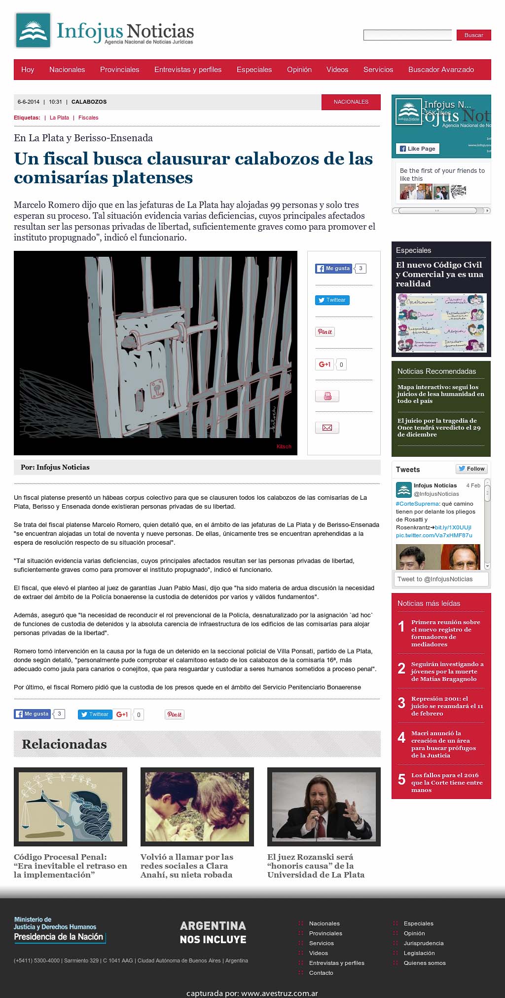 Nota de Infojus borrada