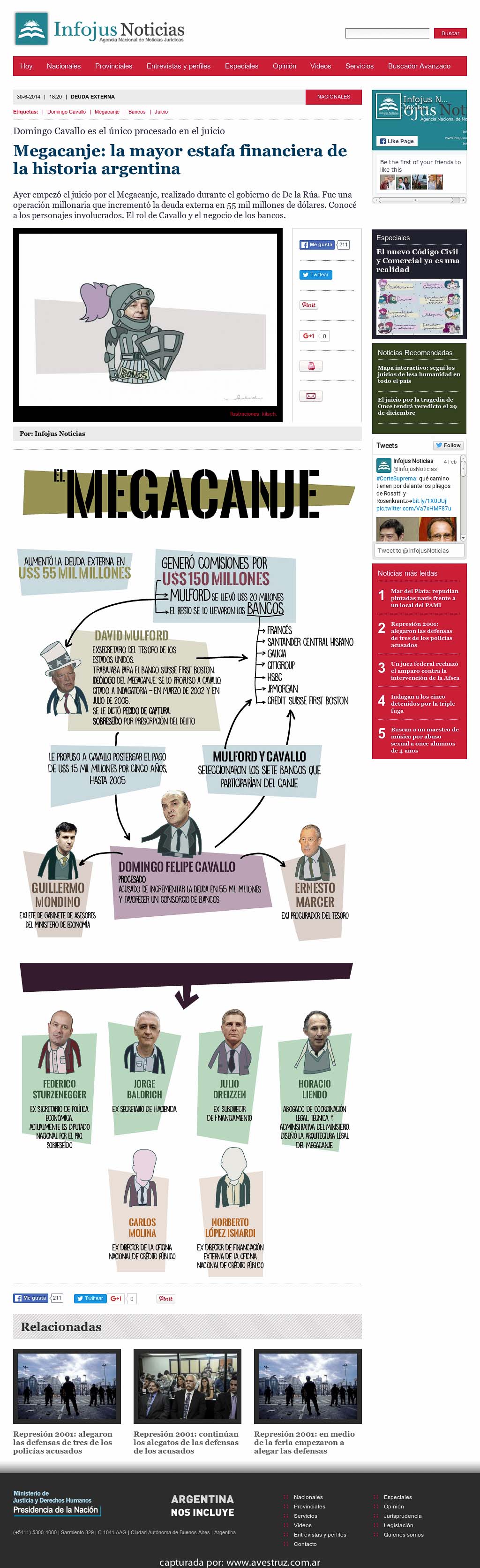 Nota de Infojus borrada