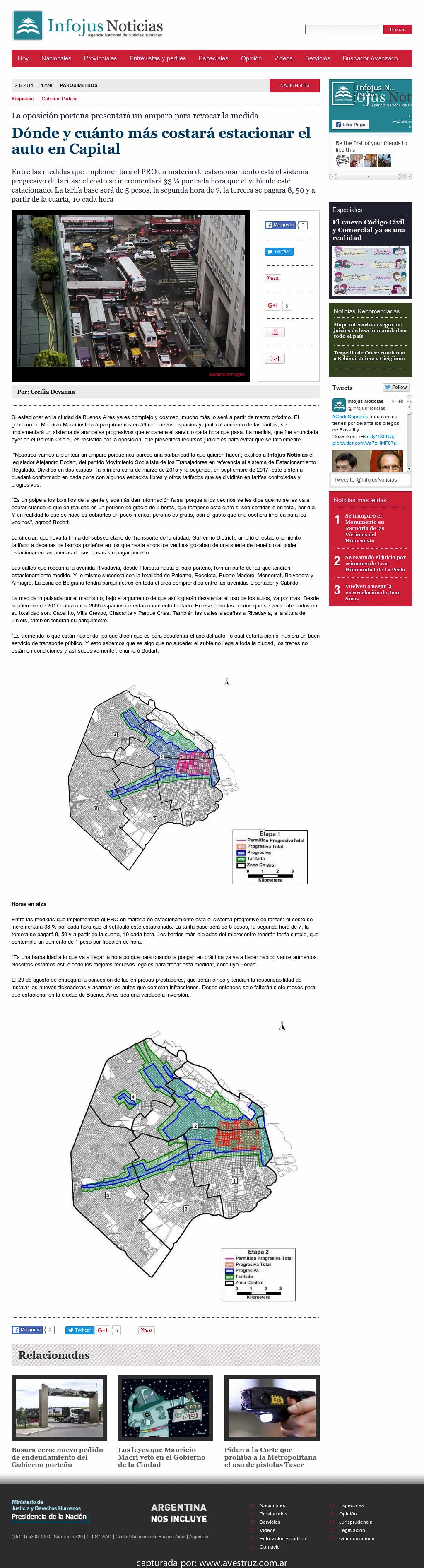 Nota de Infojus borrada