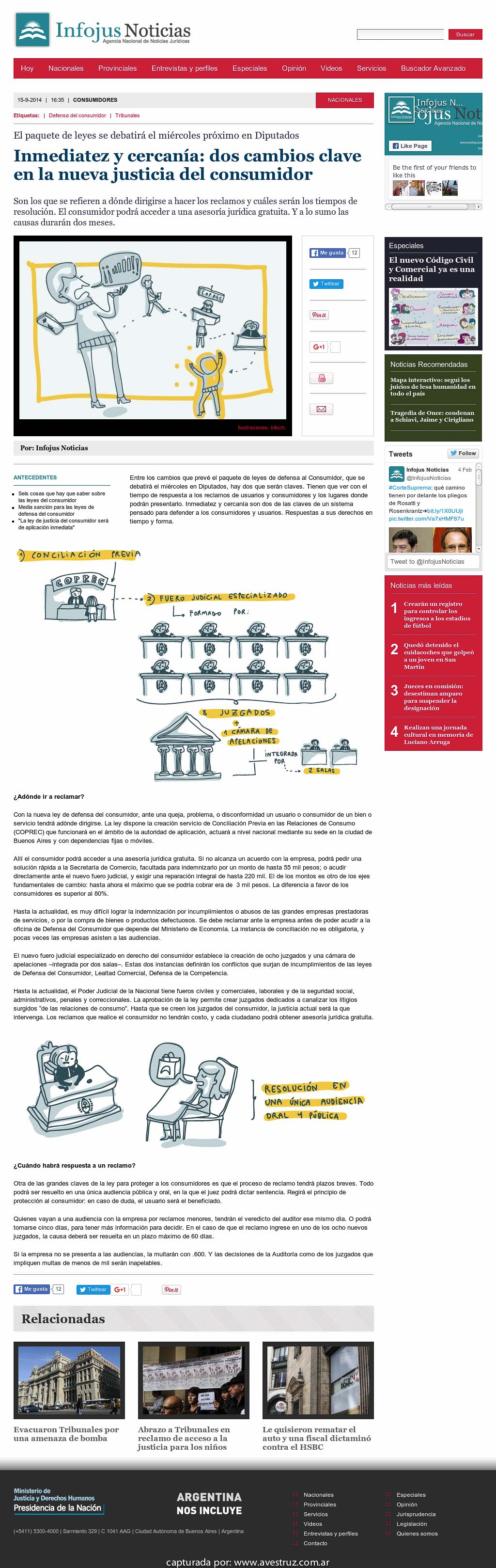 Nota de Infojus borrada