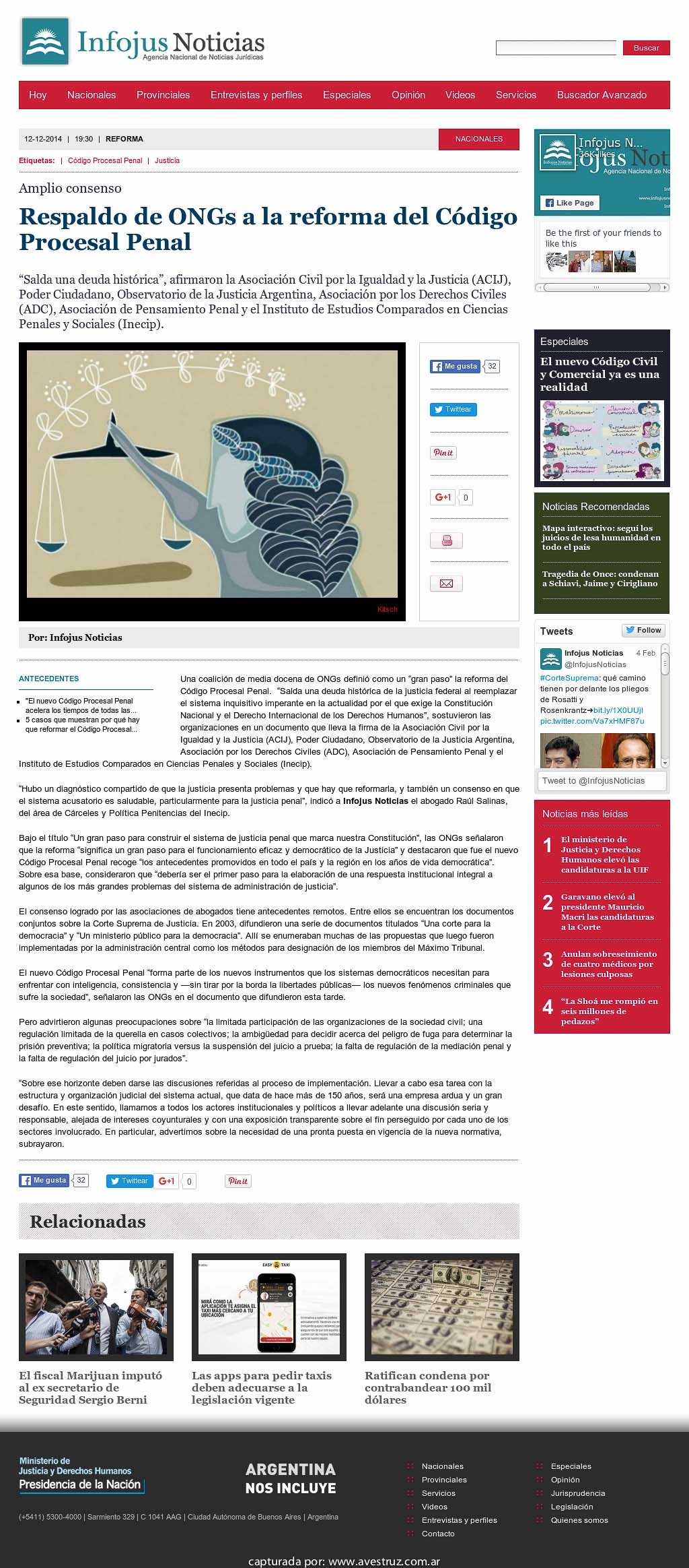 Nota de Infojus borrada