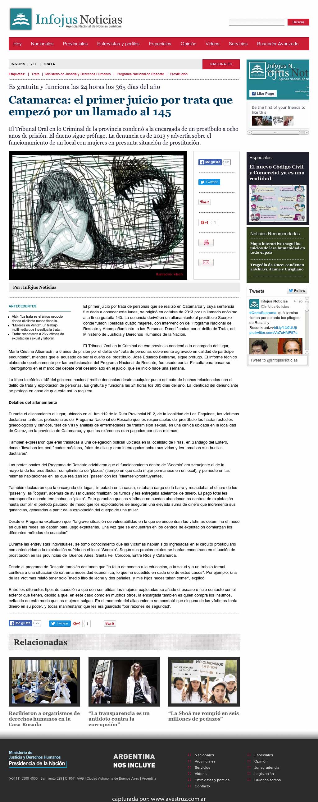 Nota de Infojus borrada