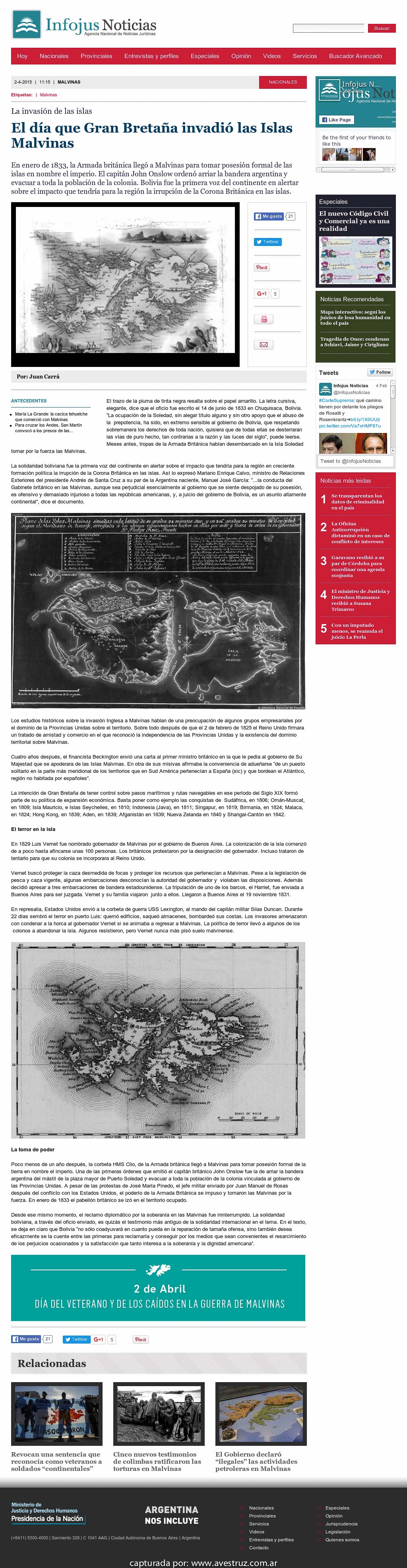 Nota de Infojus borrada