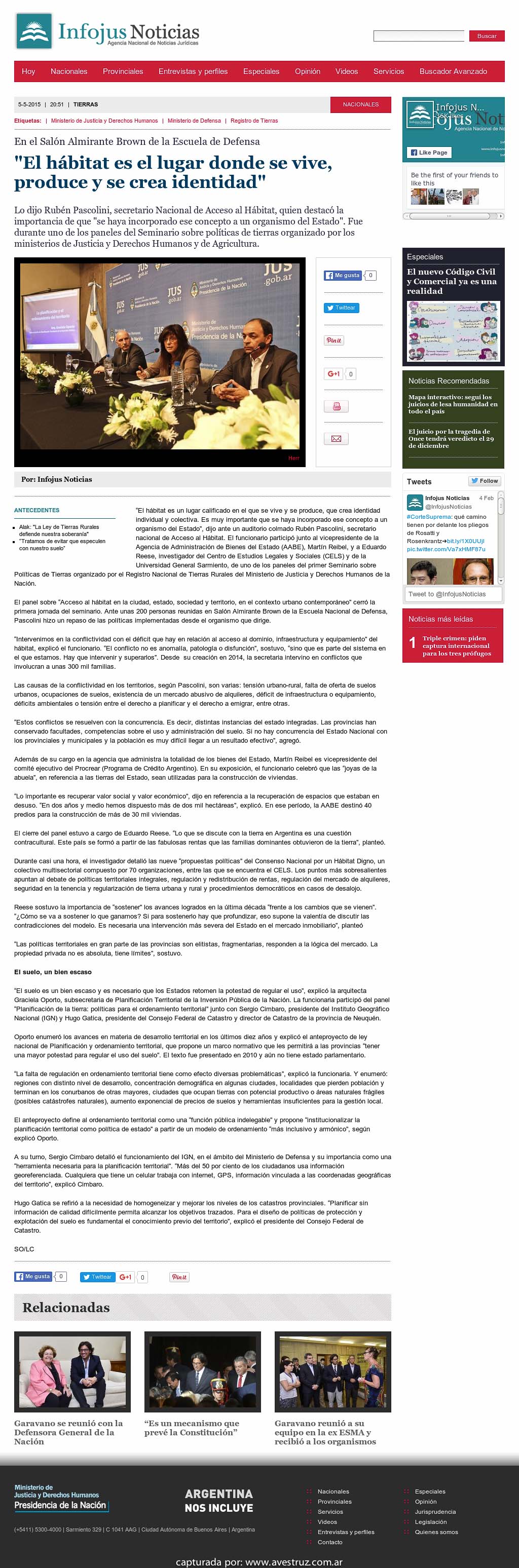 Nota de Infojus borrada