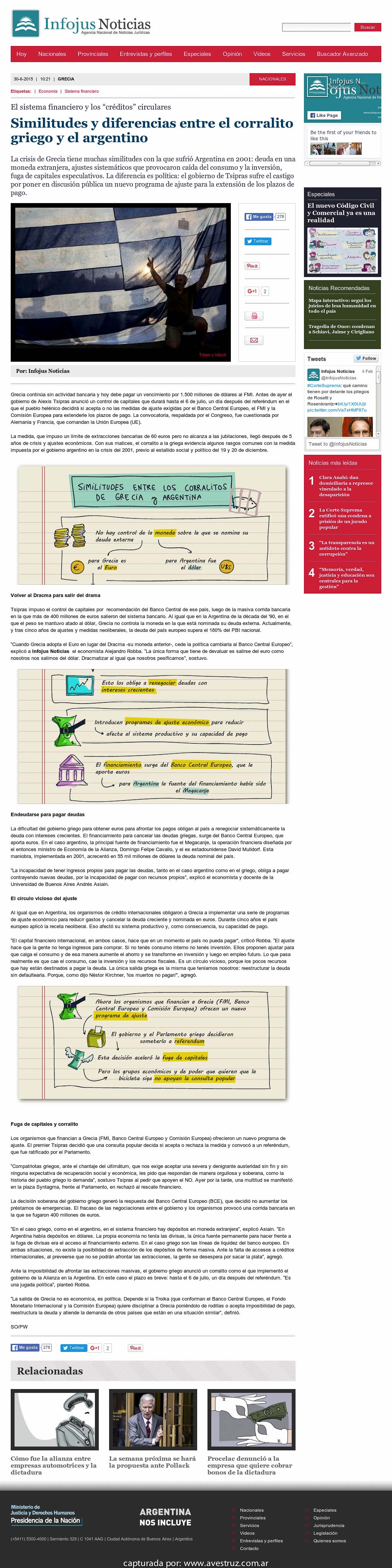 Nota de Infojus borrada