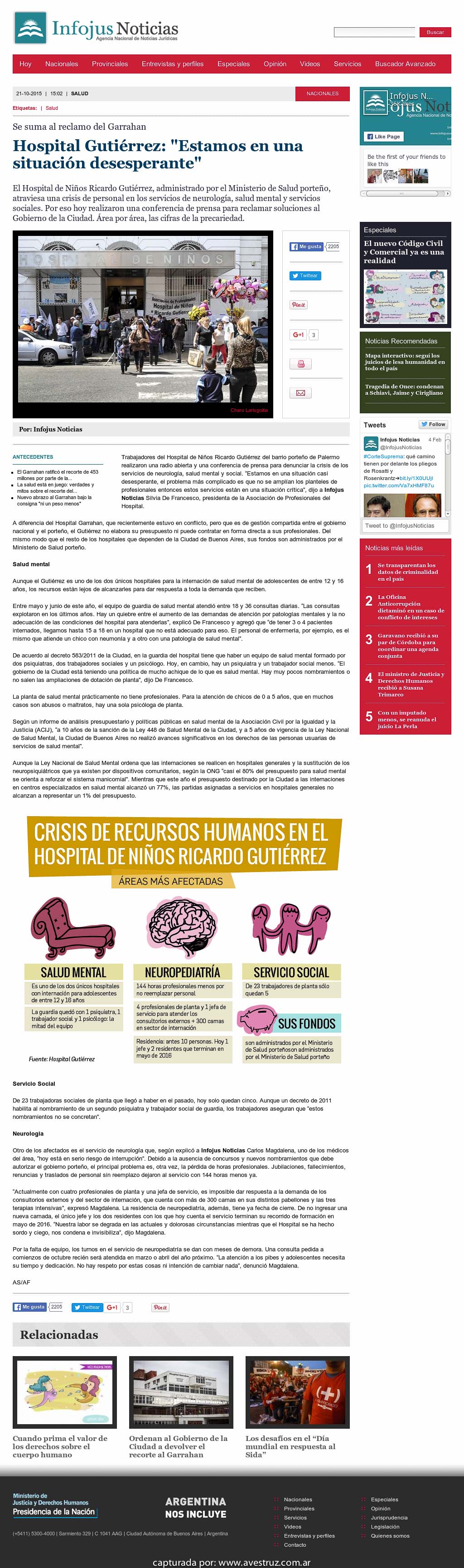 Nota de Infojus borrada